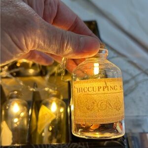 Decorative Glass Bottle with Label